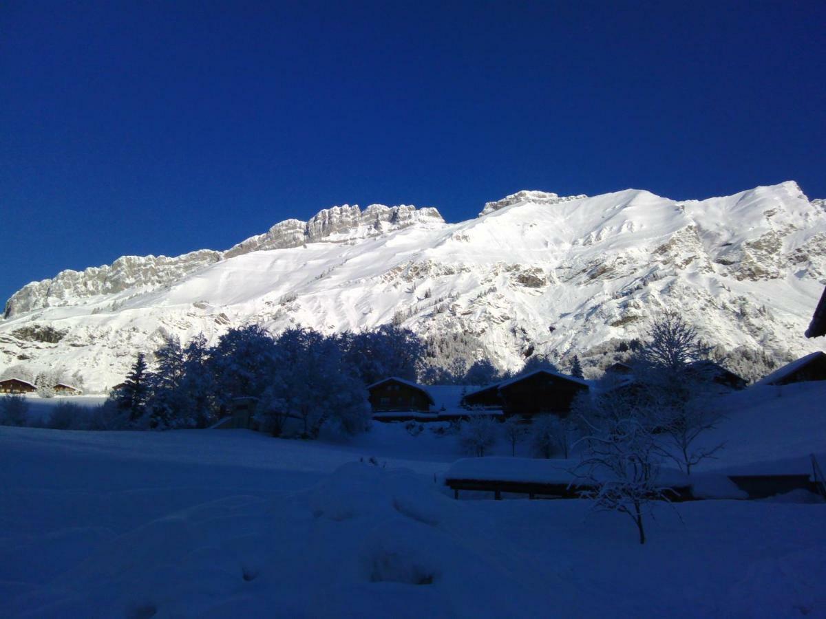 Les Fenetres Du Mont Blanc Lägenhet La Giettaz Exteriör bild
